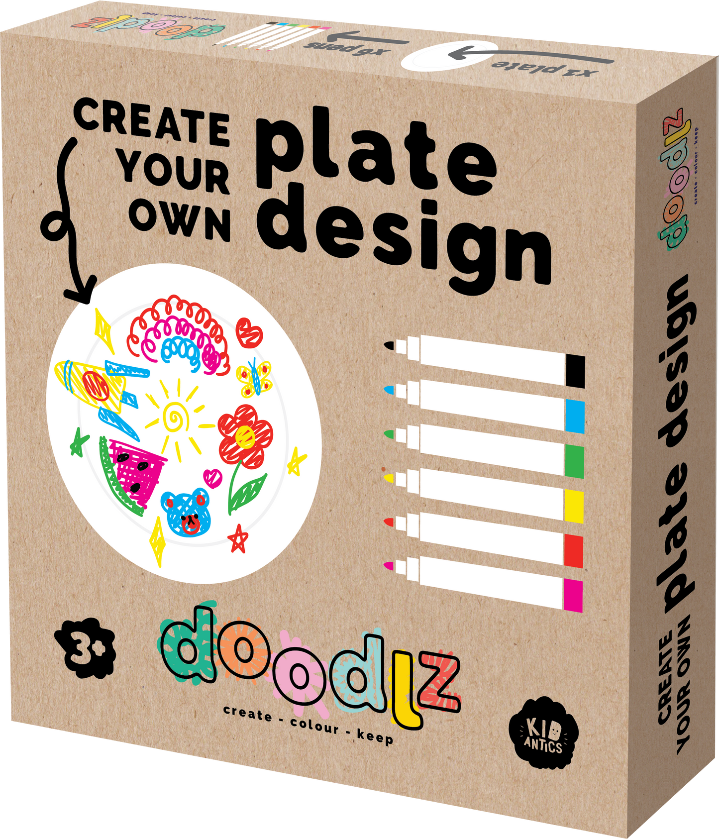 Doodlz Plate Design