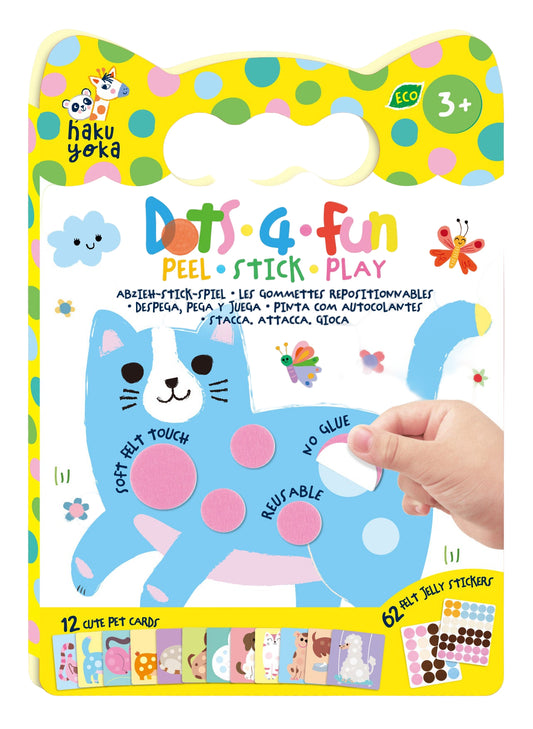 Dot 4 Fun Peel·Stick·Play Lovely Pets