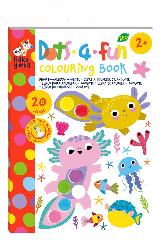 Dots4Fun  Colouring Book Axolotl