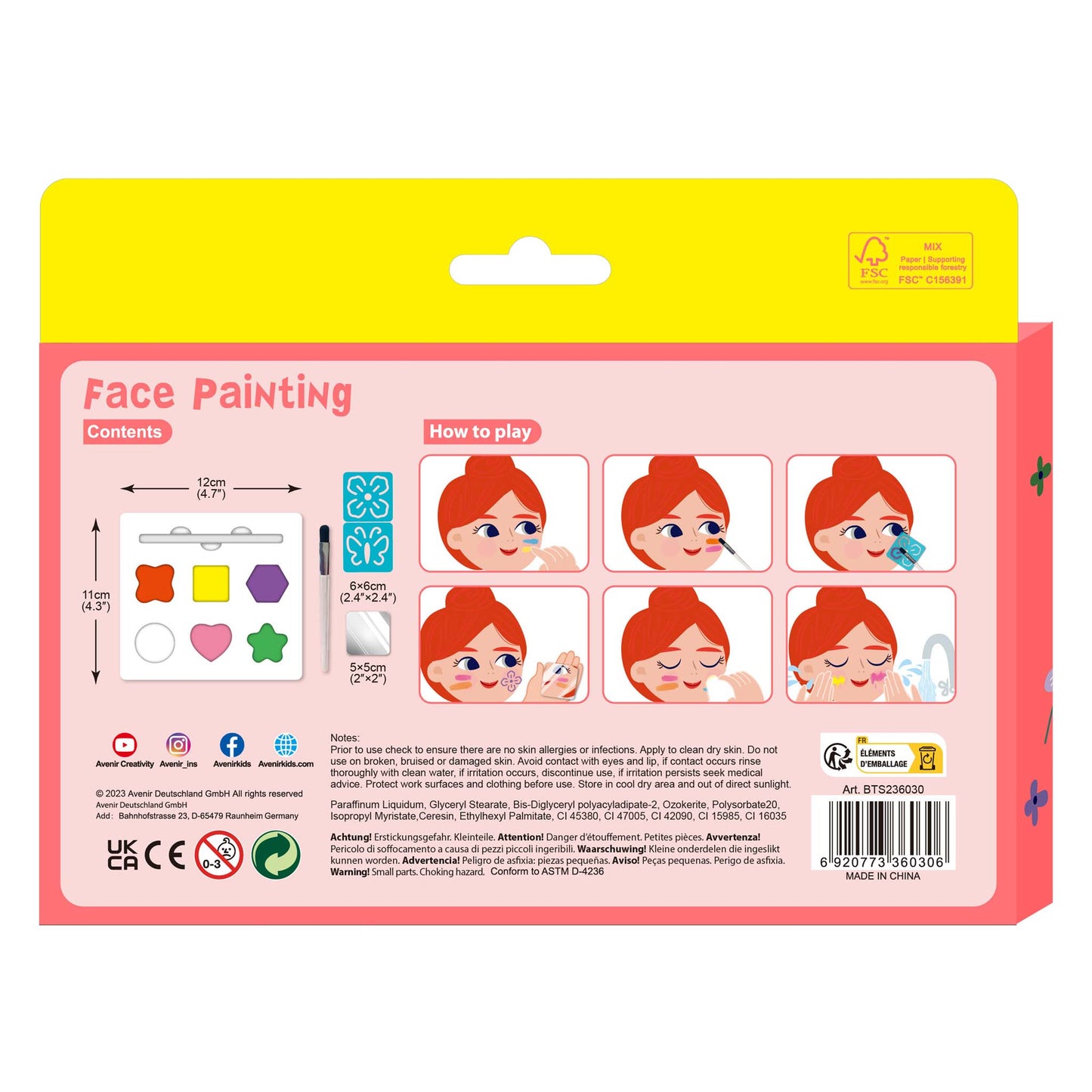 6 Face Painting Butterfly