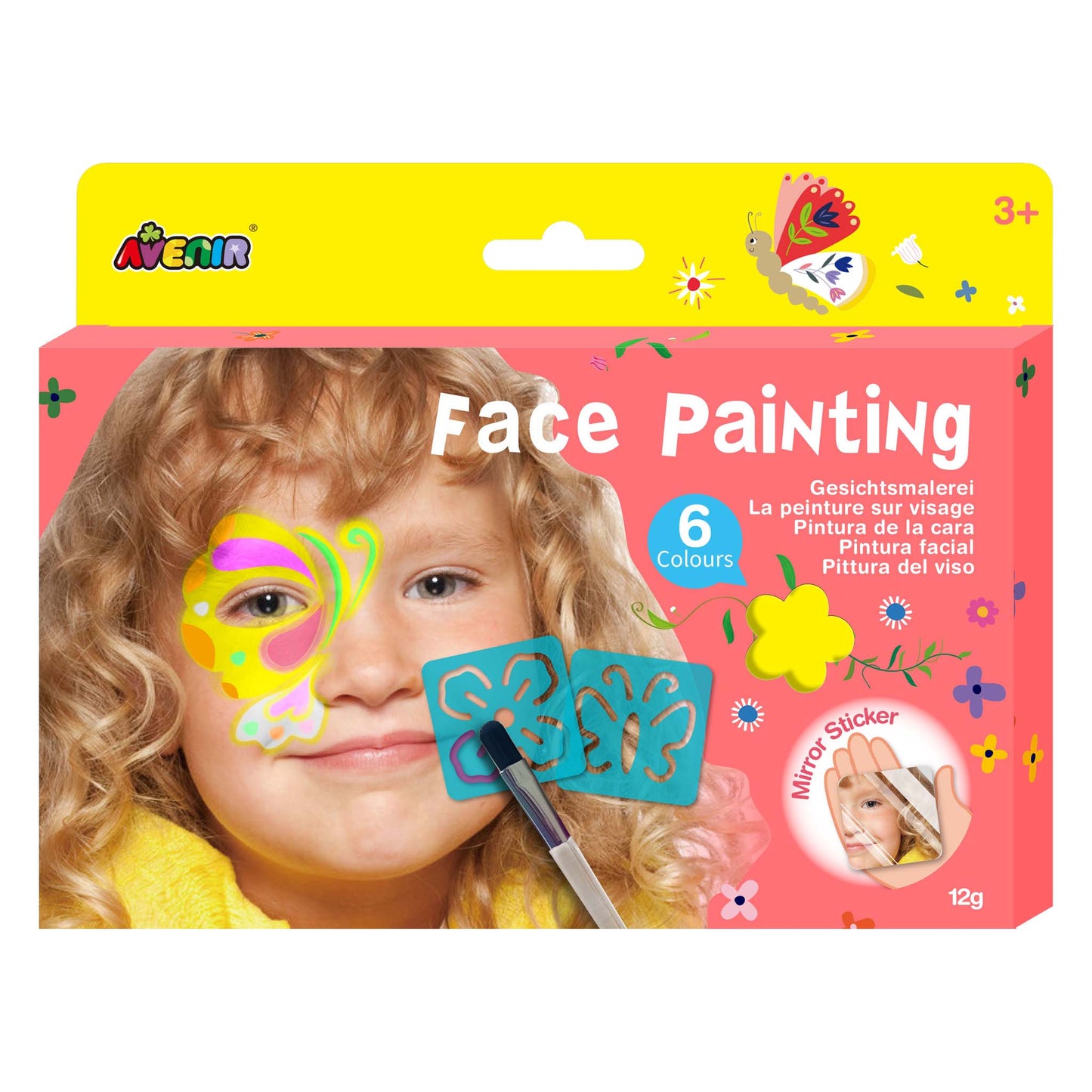 6 Face Painting Butterfly
