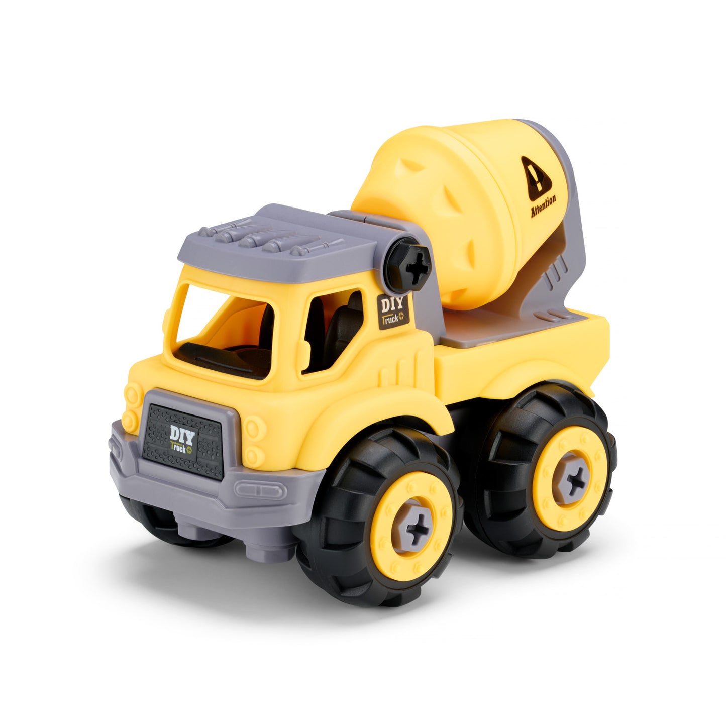 Builderz Cement Truck & Front Loader 2-in-1