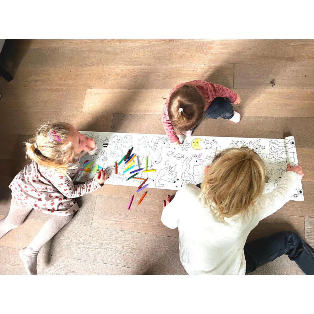 Haku Yoka Colouring Roll Kit Fantasy Unicorn