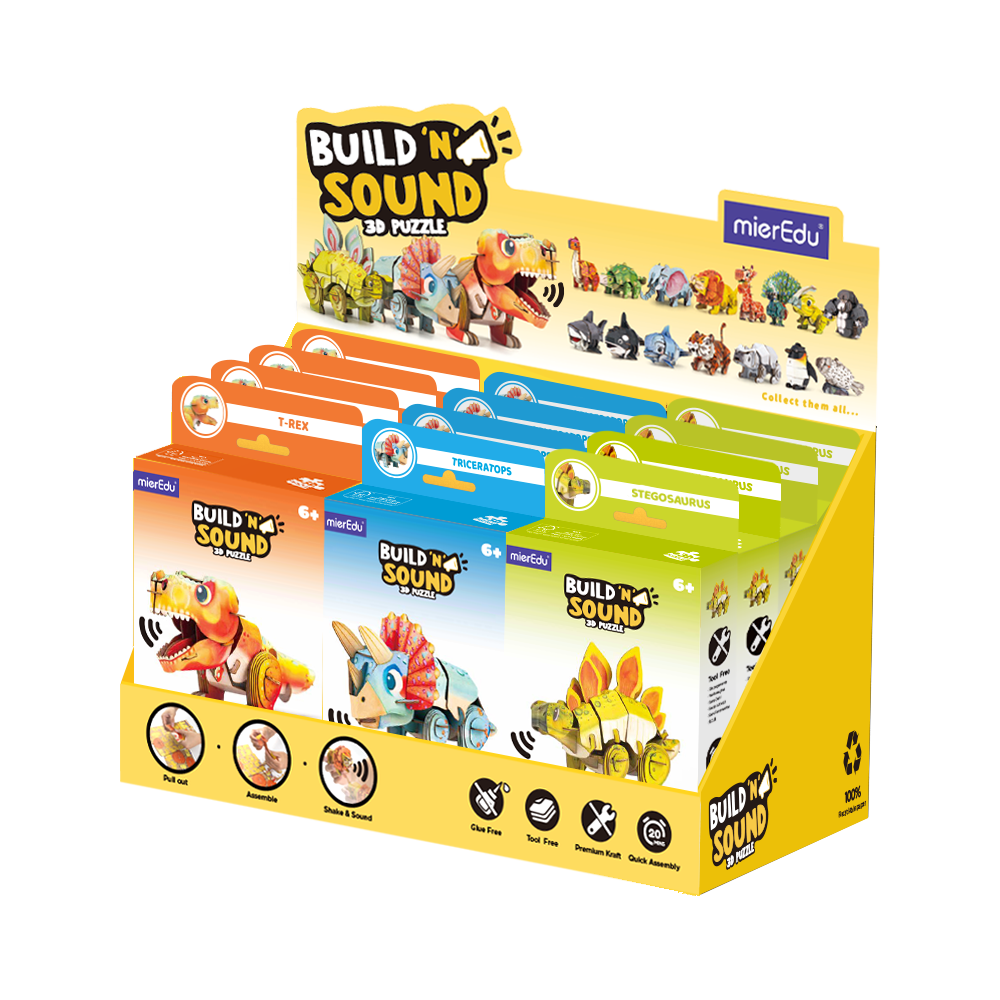 ME Build N Sound 3D Puzzle Assorted - DINO A