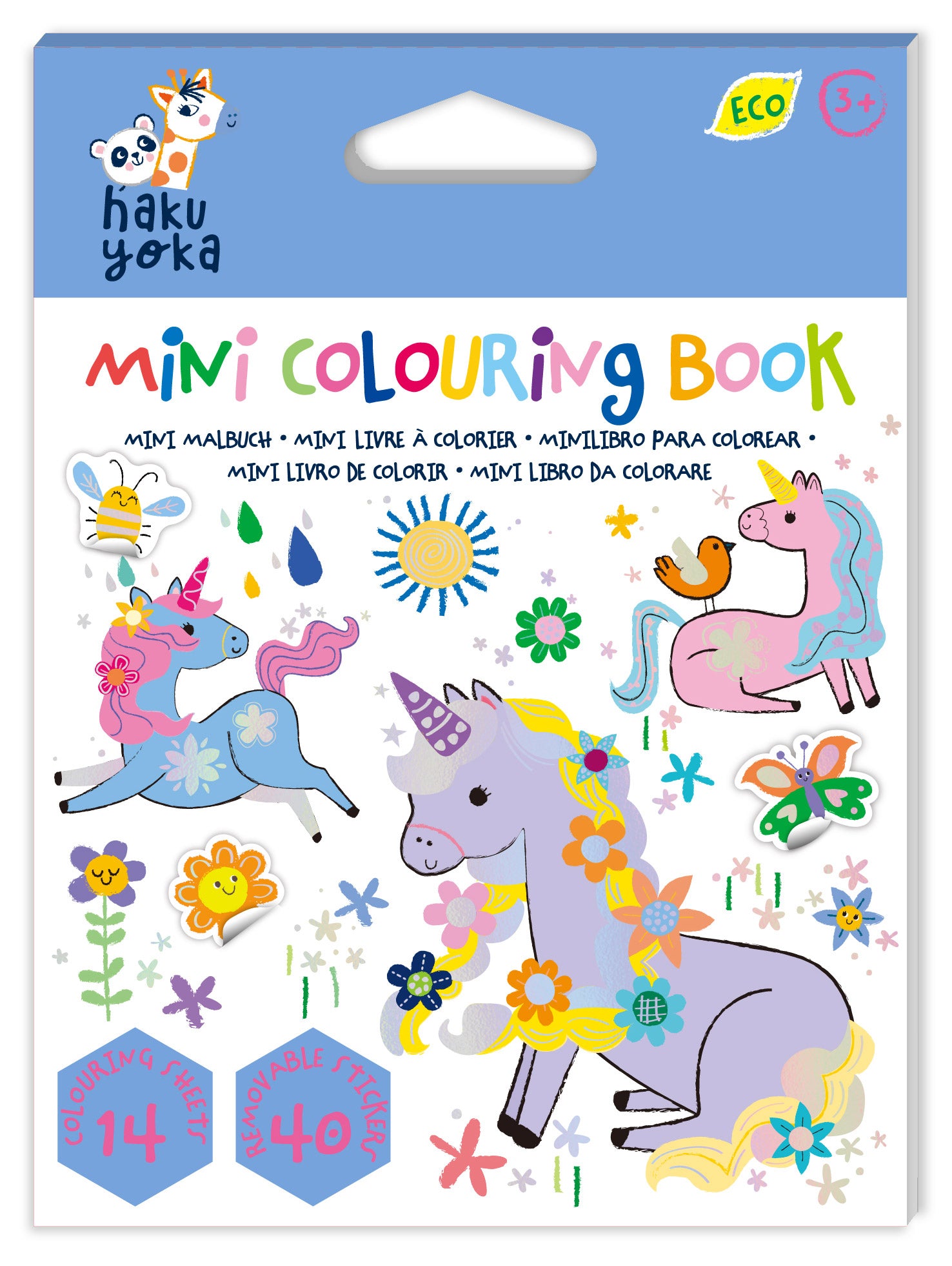 Mini Colouring Book Unicorn – KidAntics