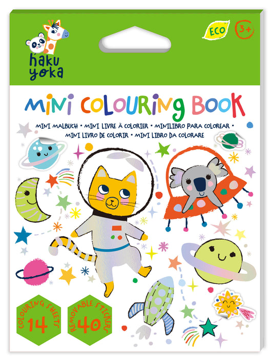 Mini Colouring Book Space