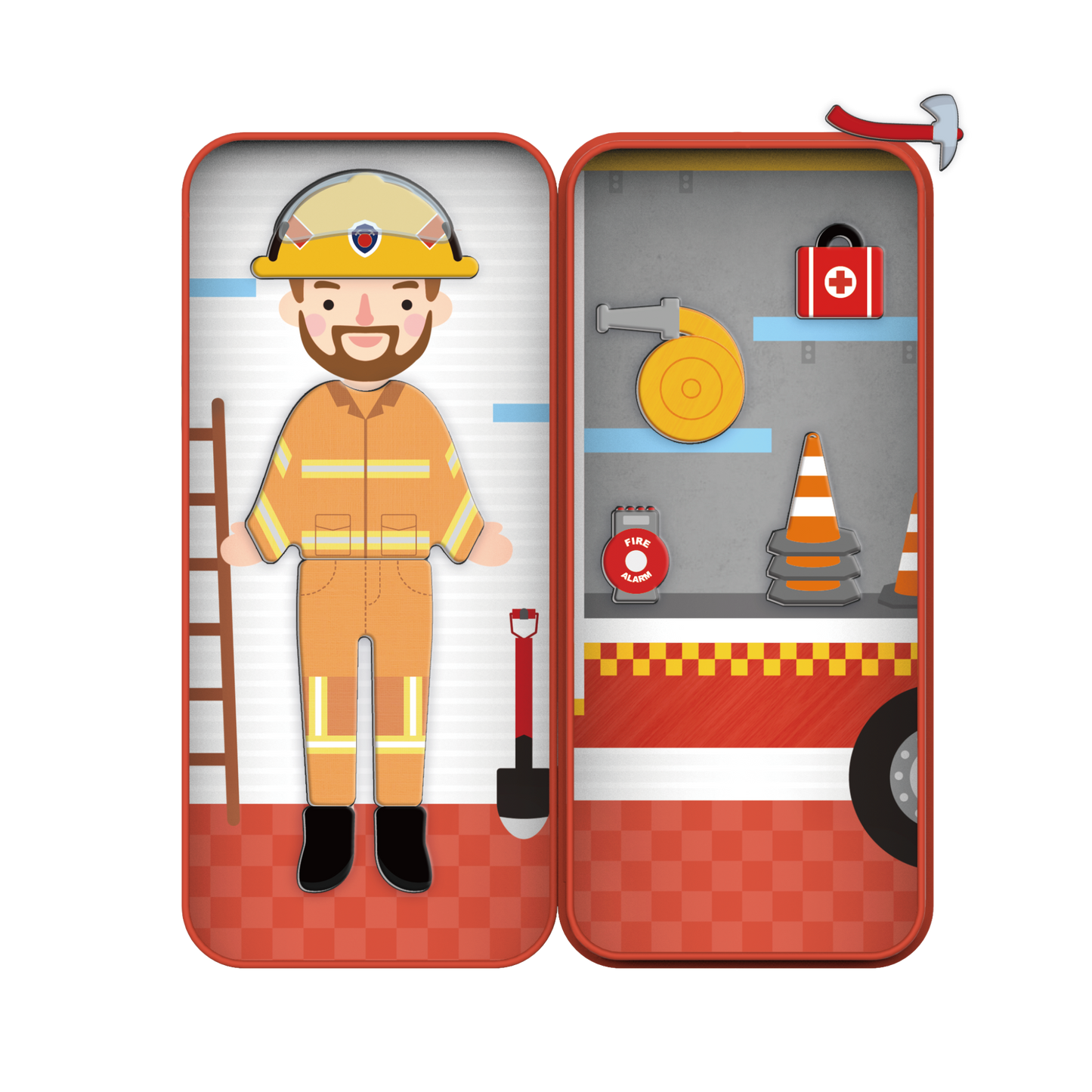 ME Magnetic Puzzle Tin - Firefighter