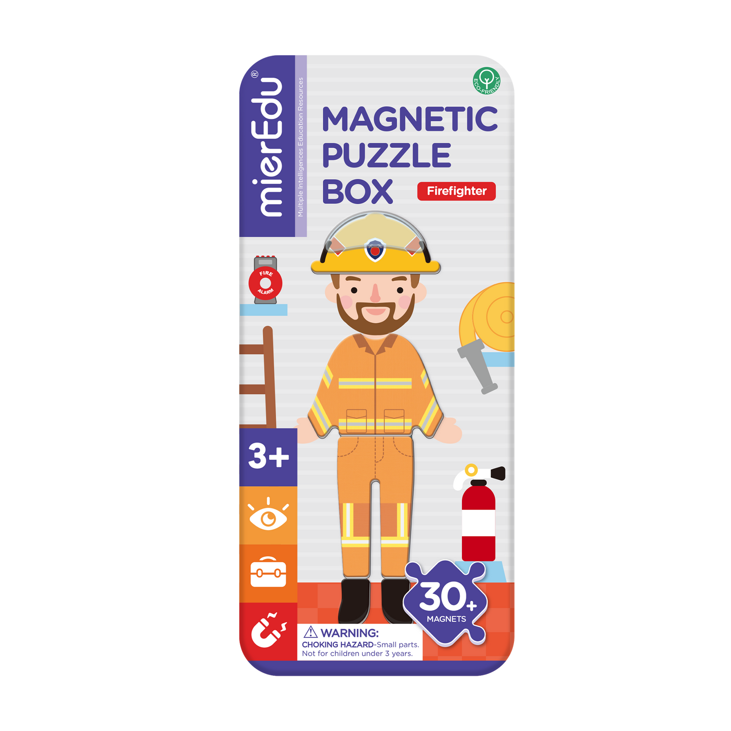 ME Magnetic Puzzle Tin - Firefighter