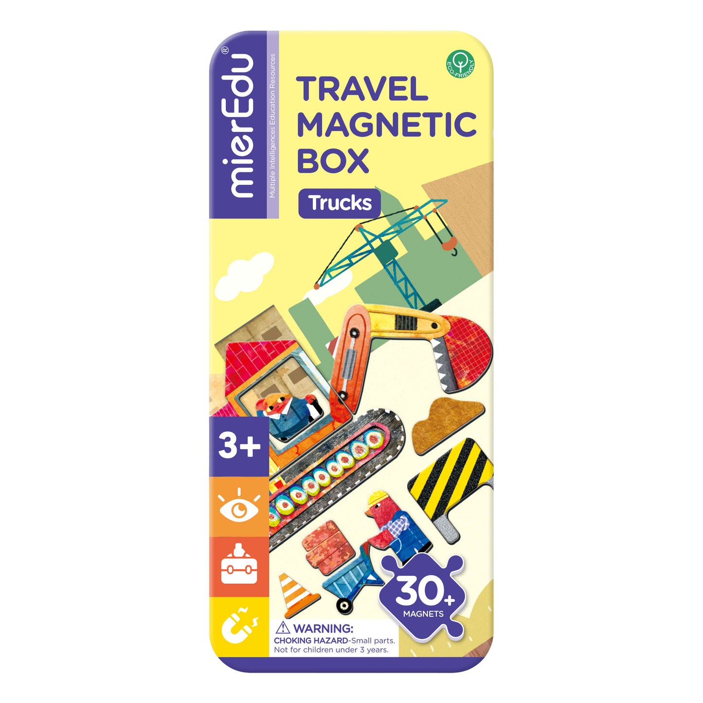 ME Magnetic Puzzle Tin - Trucks