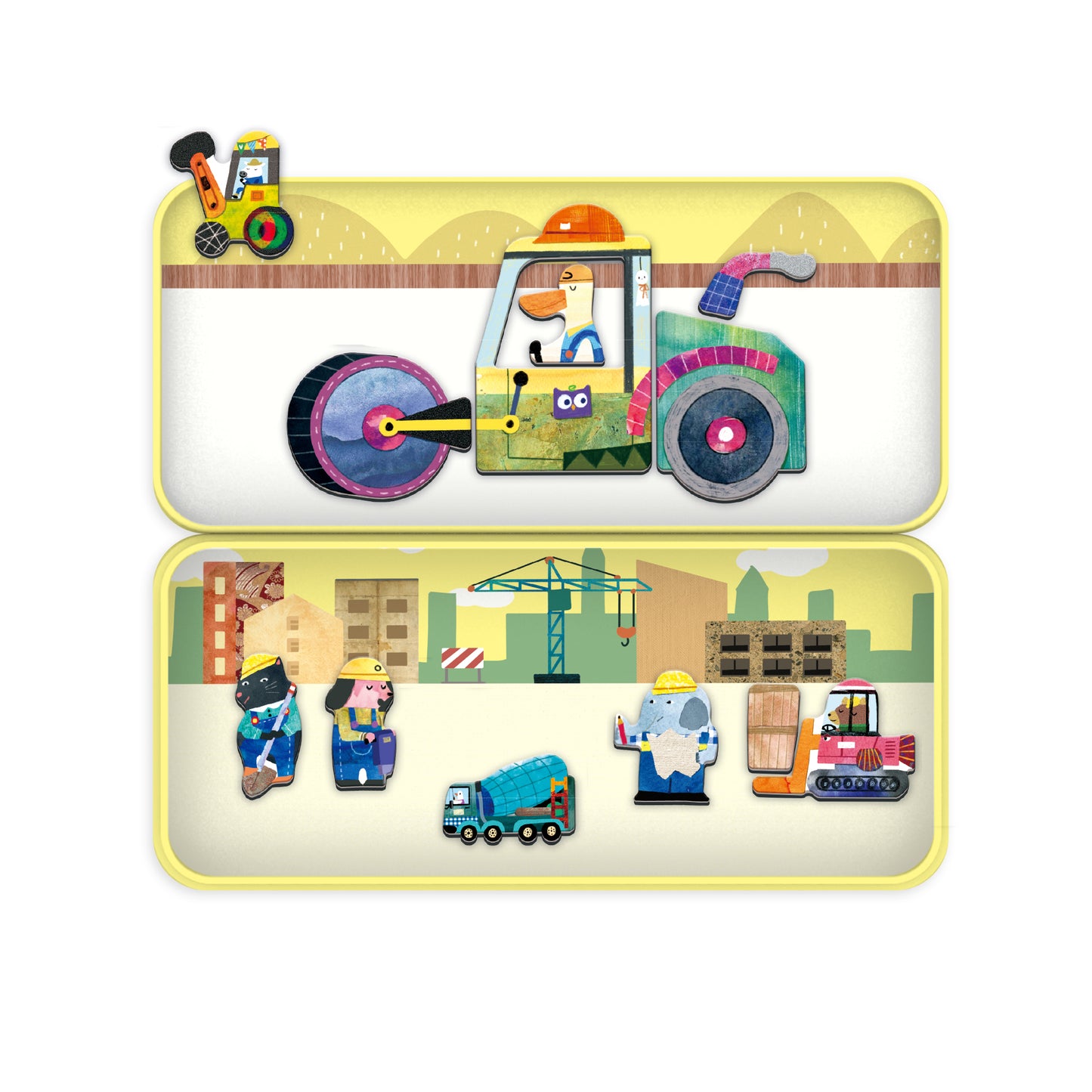 ME Magnetic Puzzle Tin - Trucks