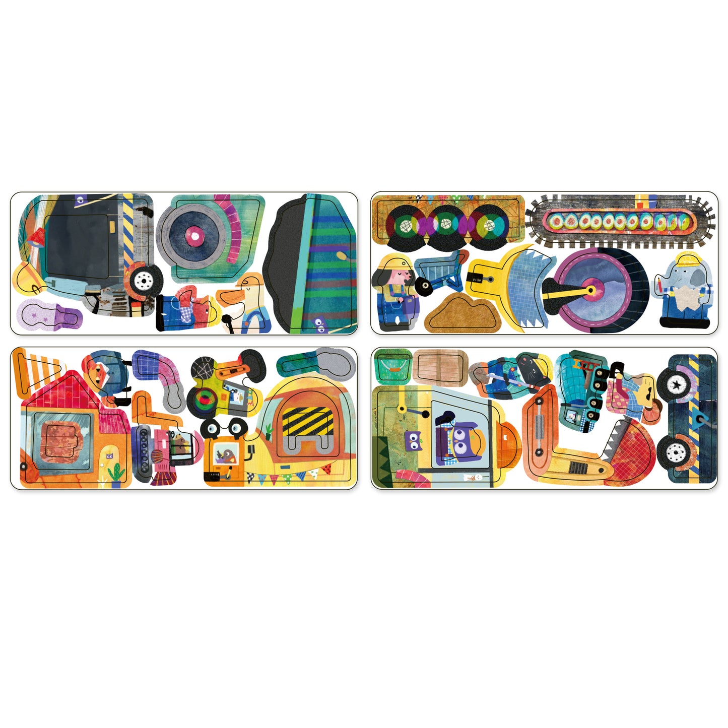 ME Magnetic Puzzle Tin - Trucks