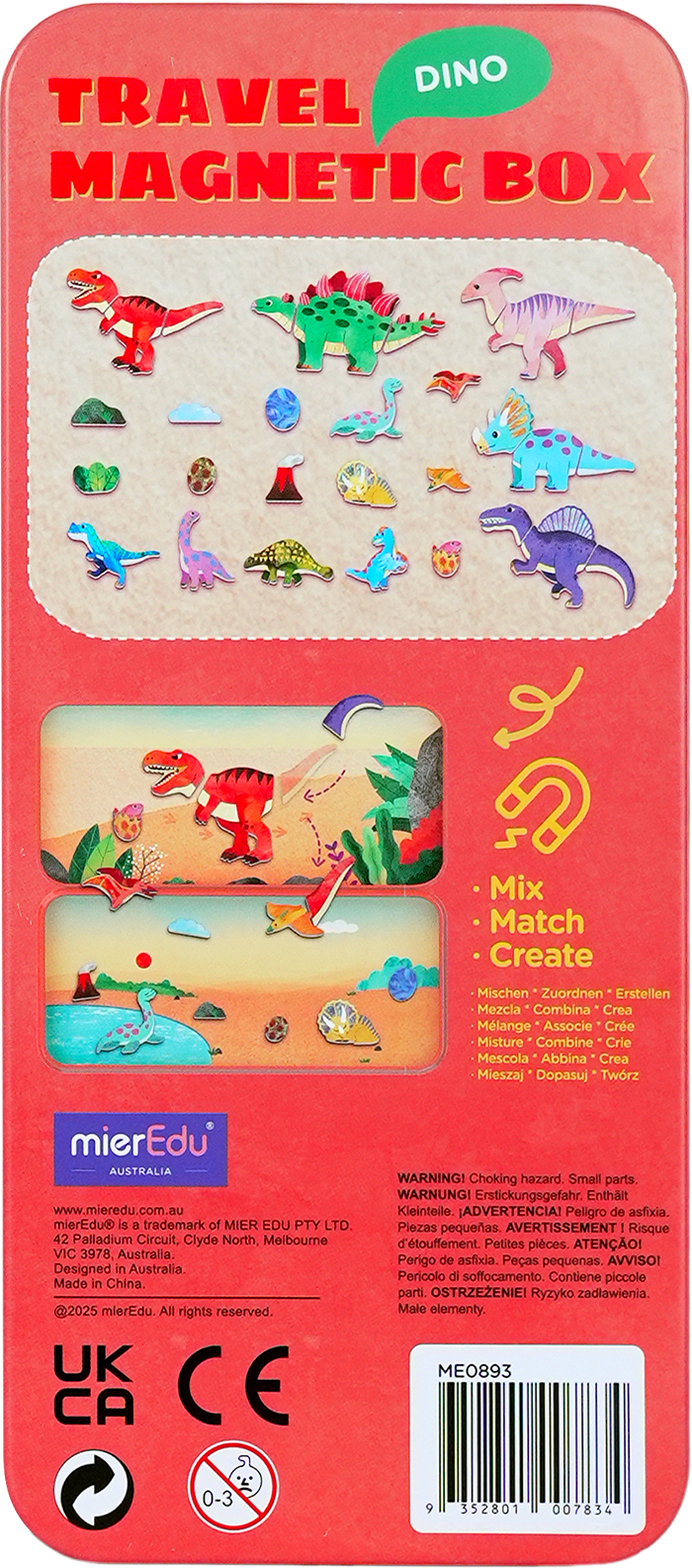 ME Magnetic Puzzle Tin - Dinosaur Land