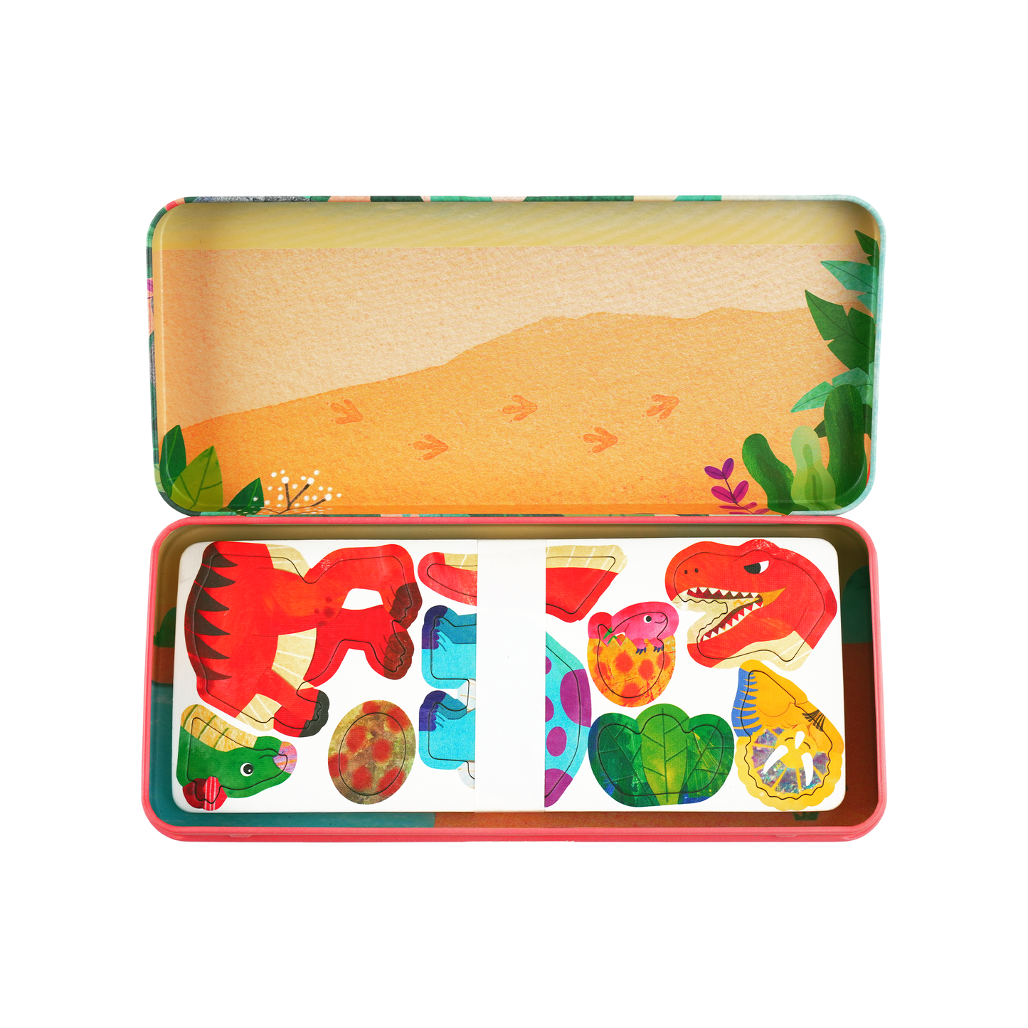 ME Magnetic Puzzle Tin - Dinosaur Land