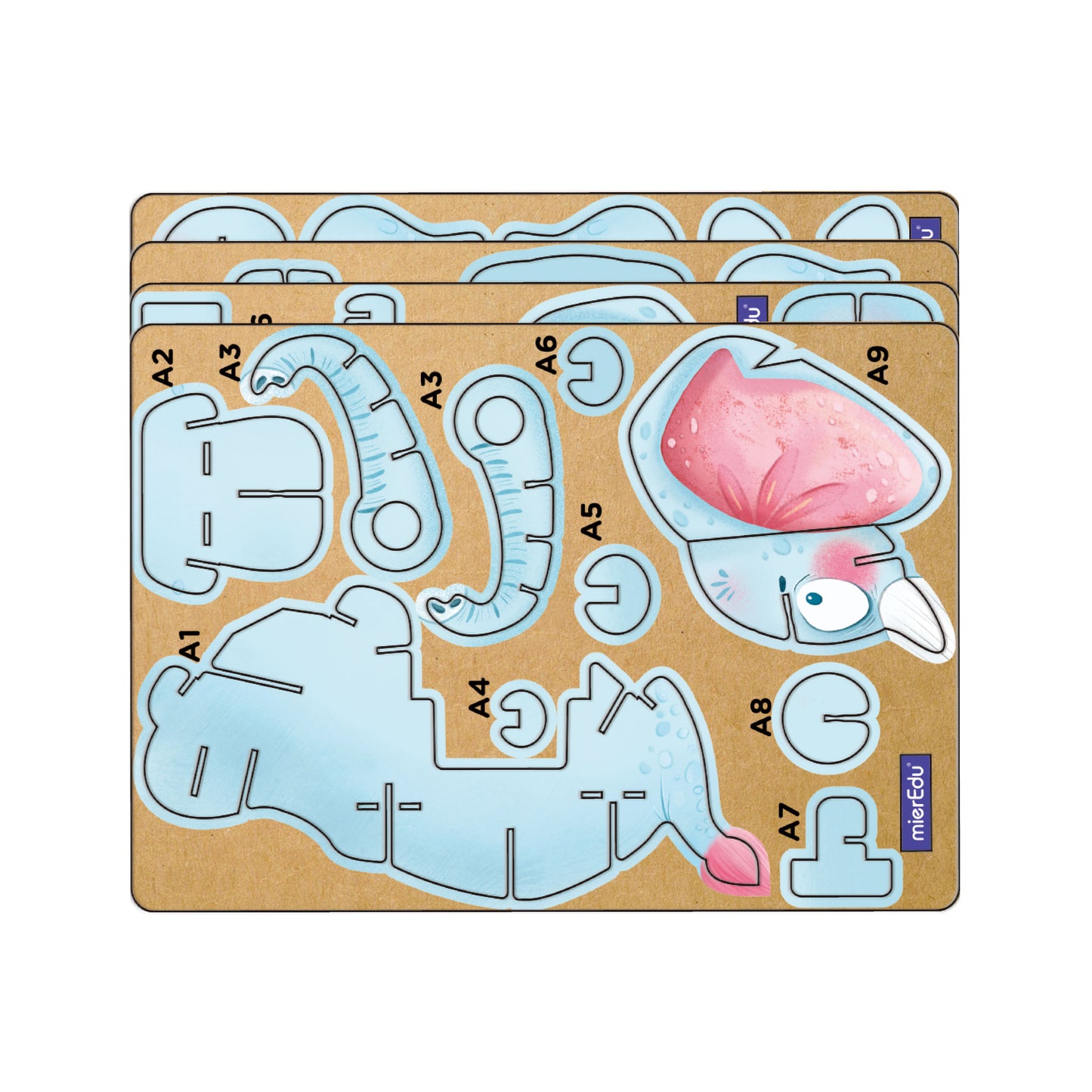 ME Build N Sound 3D Puzzle African Elephant