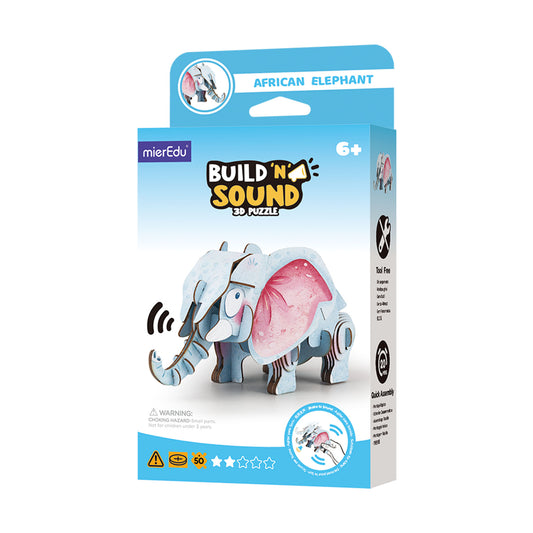 ME Build N Sound 3D Puzzle African Elephant