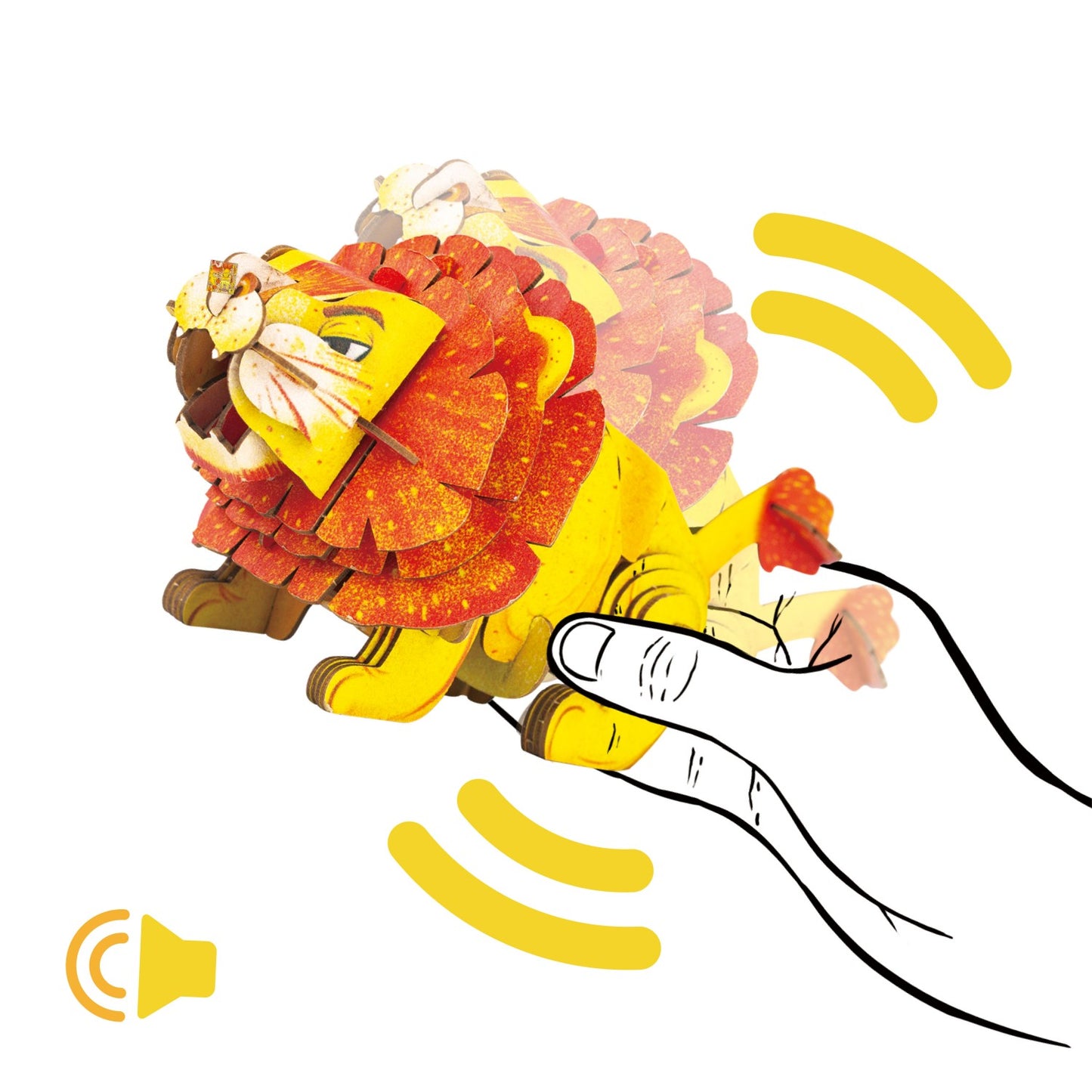 ME Build N Sound 3D Puzzle Lion