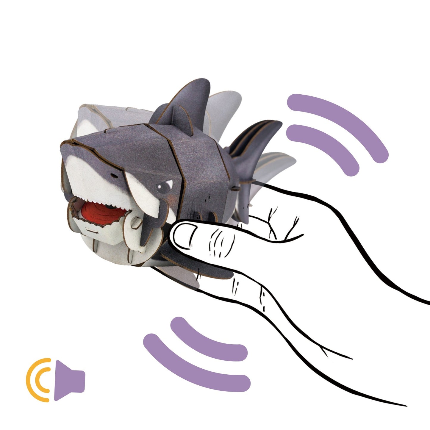 ME Build N Sound 3D Puzzle Shark
