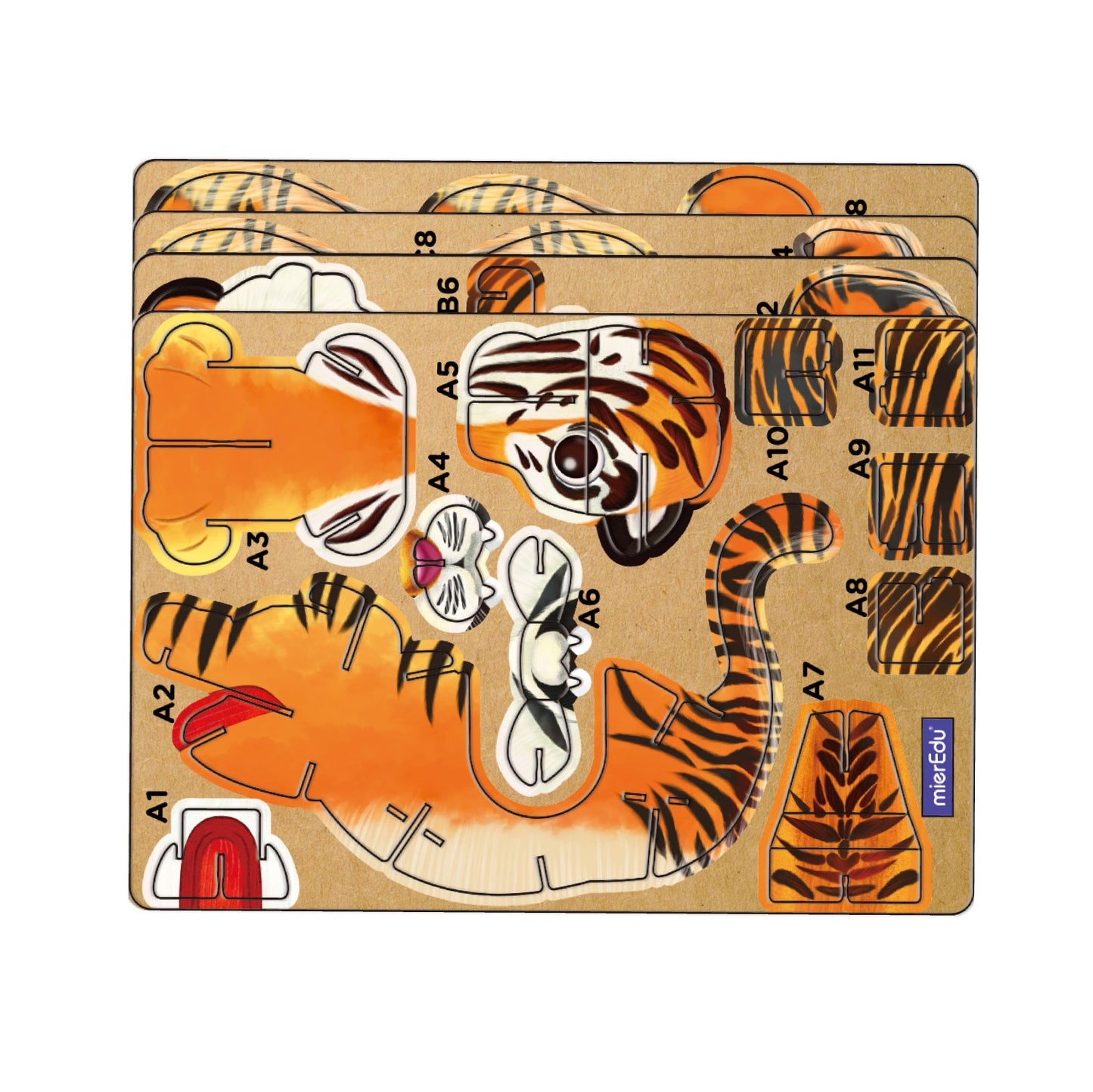 ME Build N Sound 3D Puzzle Tiger