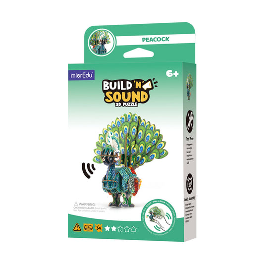 ME Build N Sound 3D Puzzle Peacock
