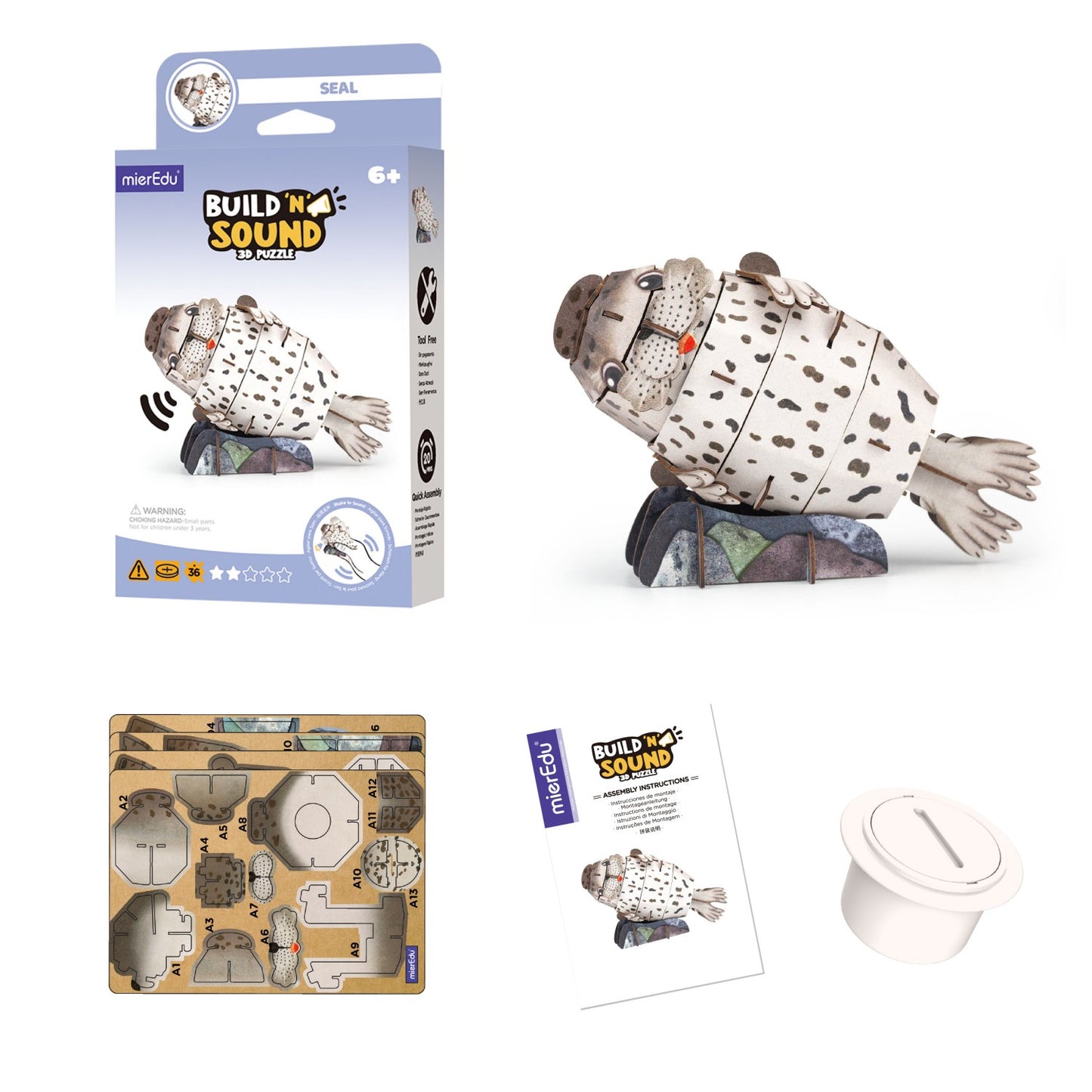 ME Build N Sound 3D Puzzle Seal