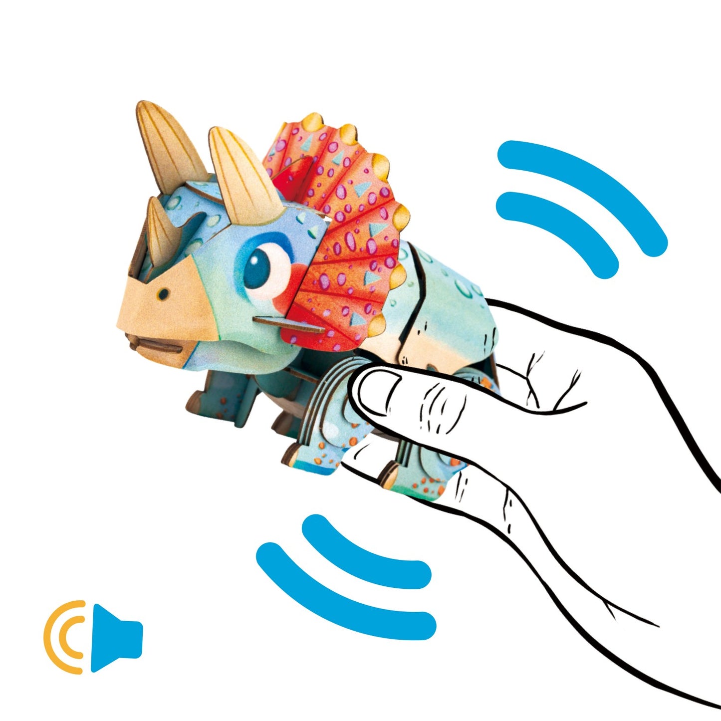 ME Build N Sound 3D Puzzle Triceratops