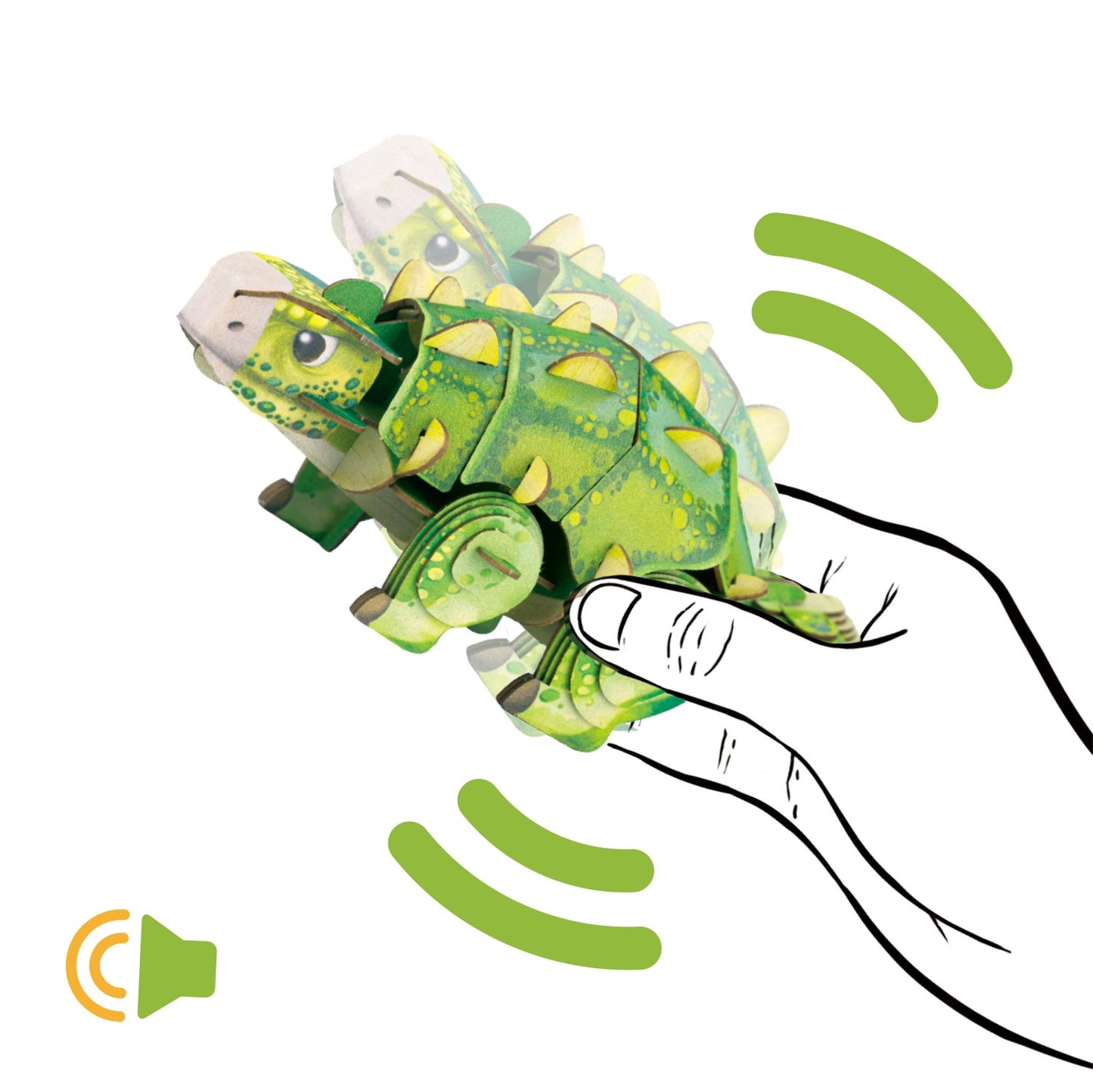 ME Build N Sound 3D Puzzle Ankylosaurus