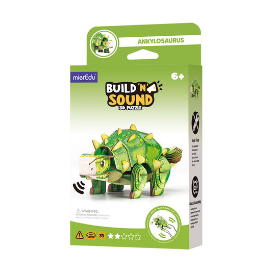 ME Build N Sound 3D Puzzle Ankylosaurus