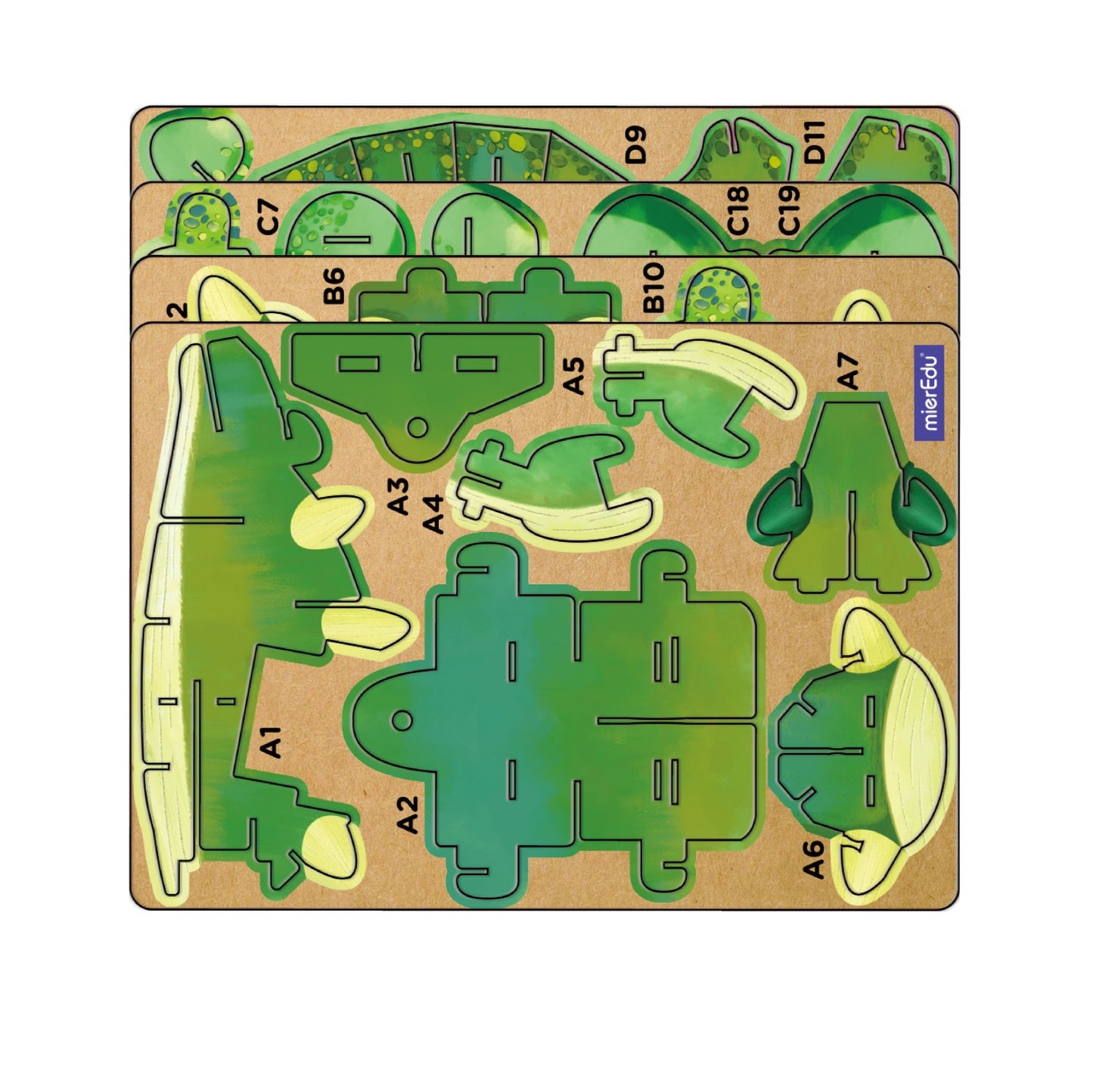 ME Build N Sound 3D Puzzle Ankylosaurus