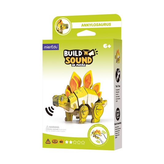 ME Build N Sound 3D Puzzle Stegosaurus