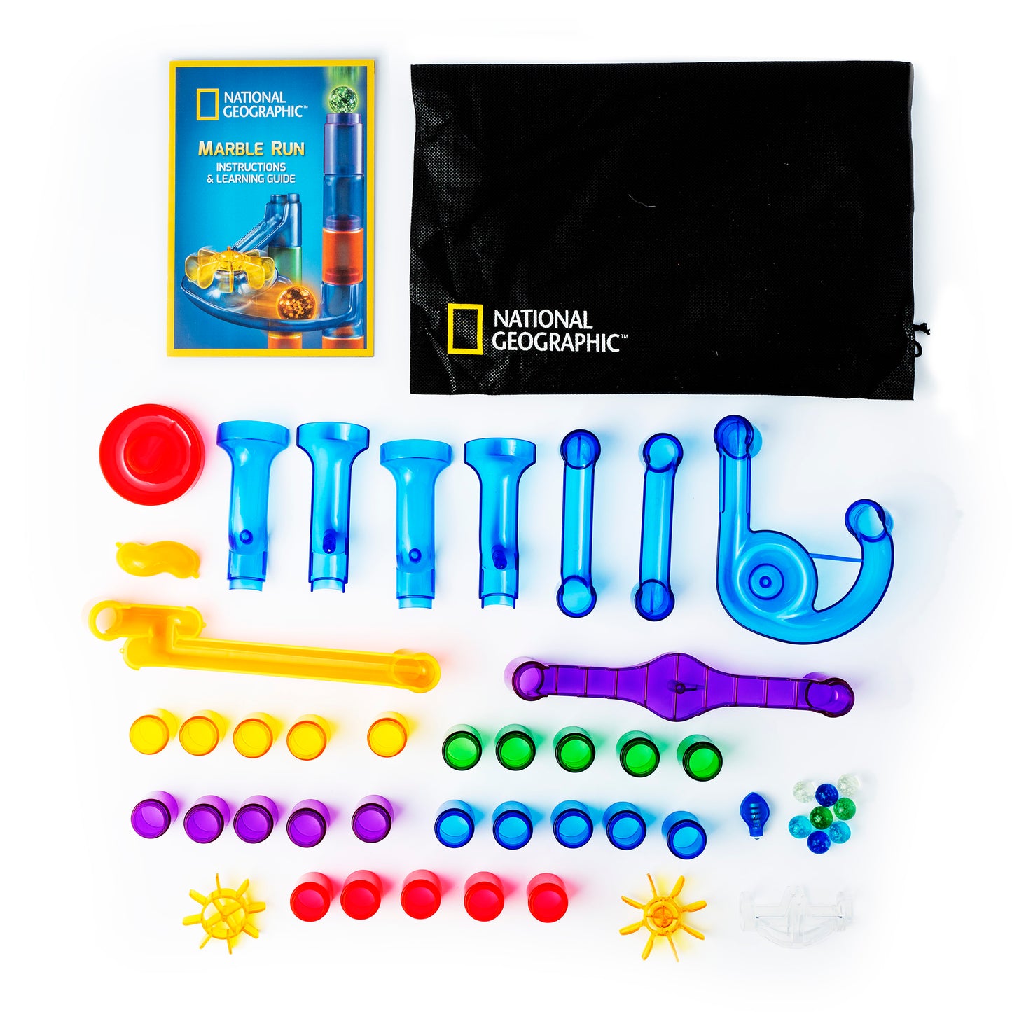 NG 50pc Glow-in-the-Dark Marble Run