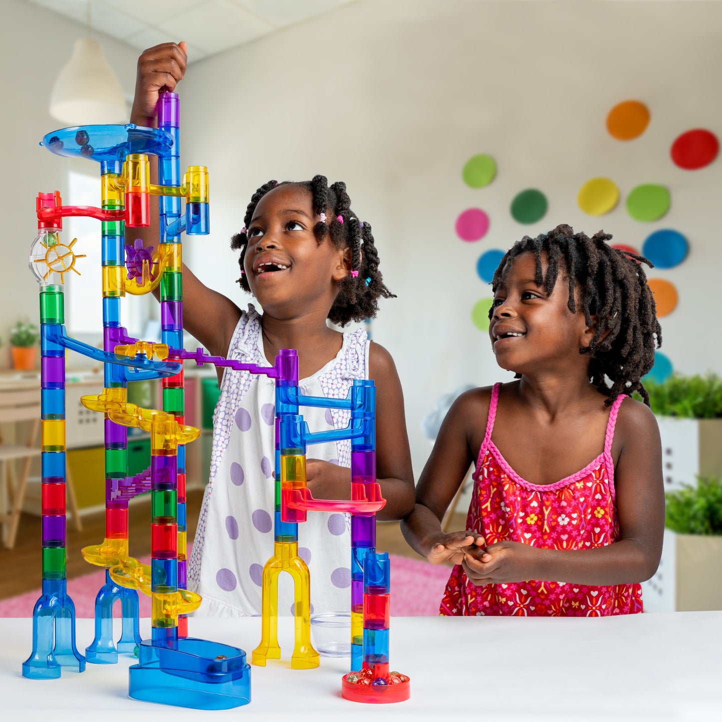 NG 50pc Glow-in-the-Dark Marble Run