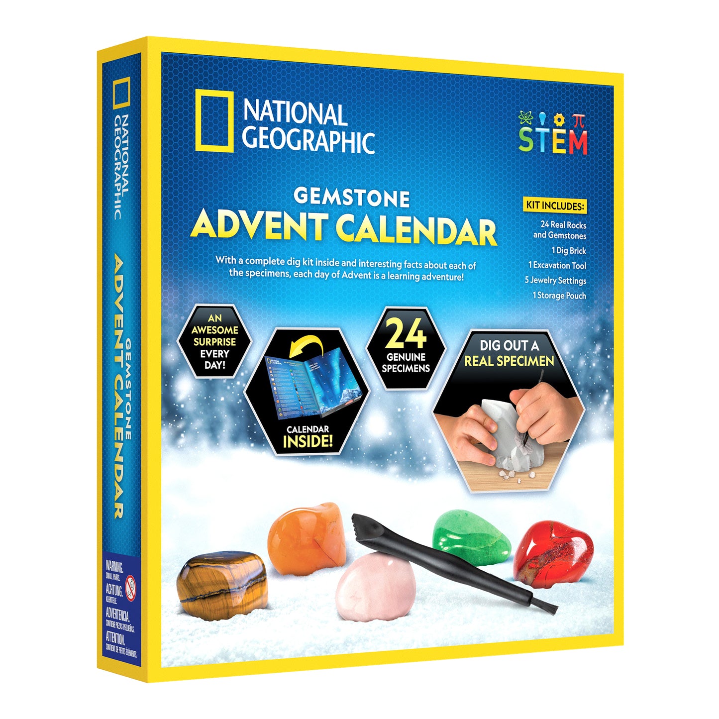 NG 24-Day Rock & Gemstone Advent Calendar