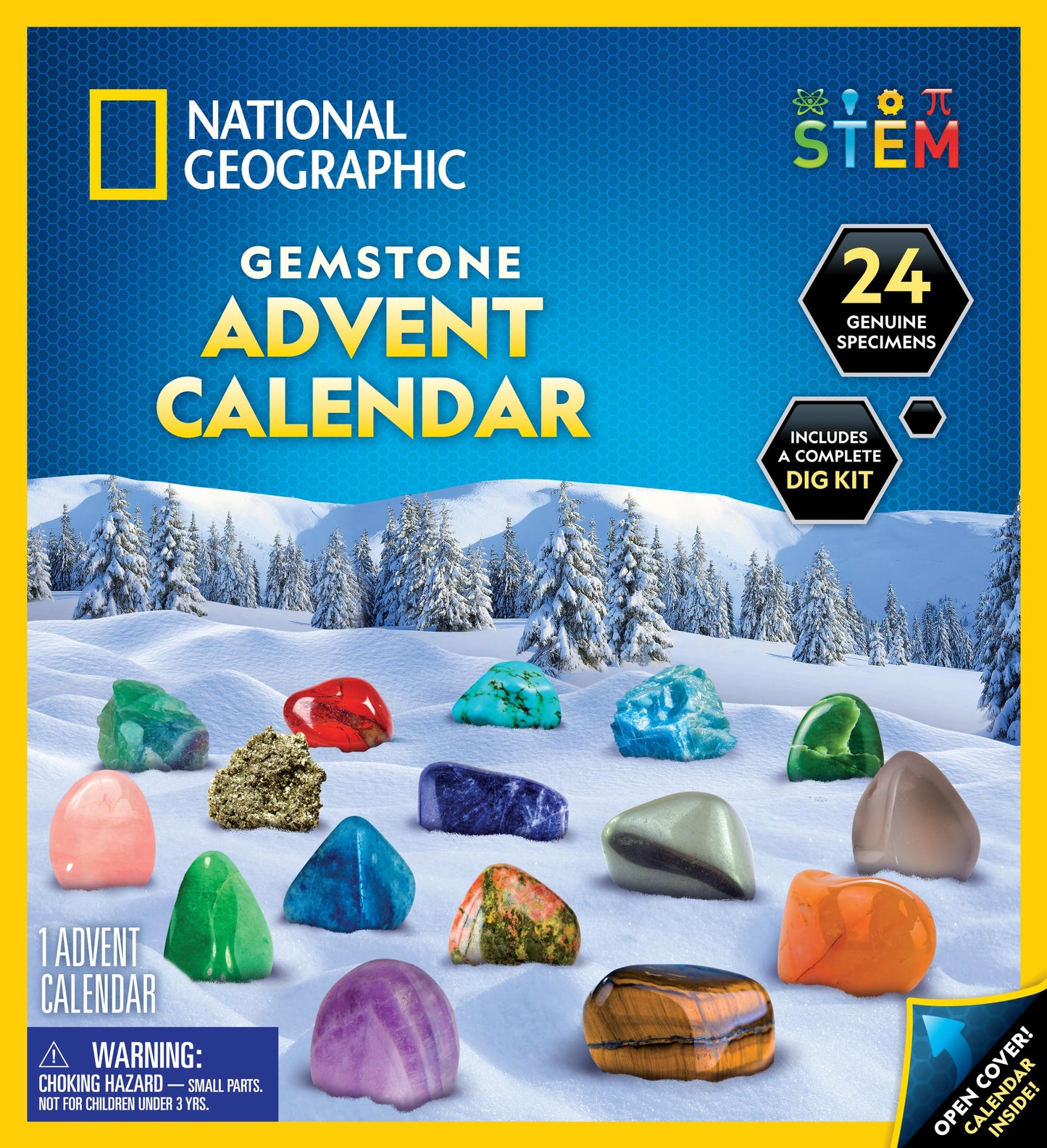 NG 24-Day Rock & Gemstone Advent Calendar