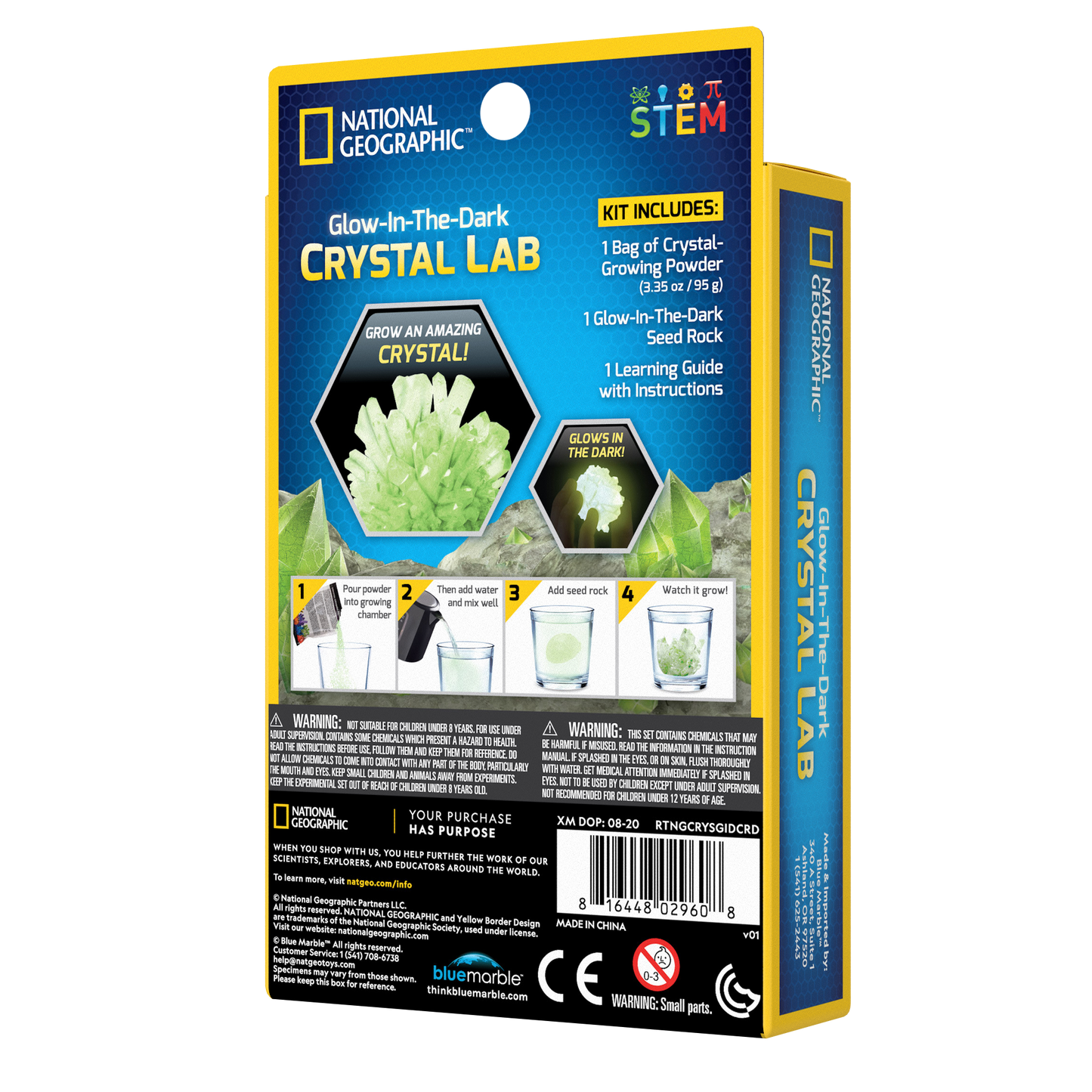 NG Crystal Growing Glow in the Dark Kit