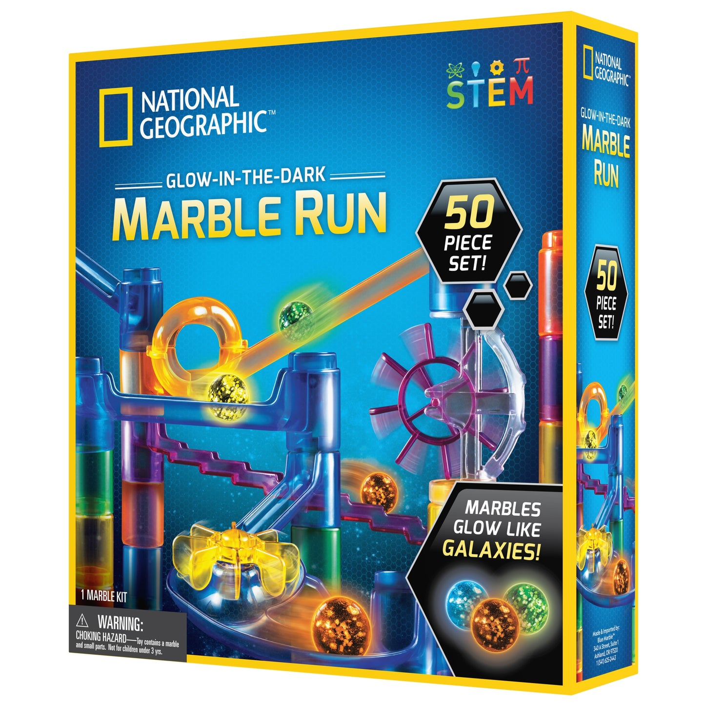 NG 50pc Glow-in-the-Dark Marble Run