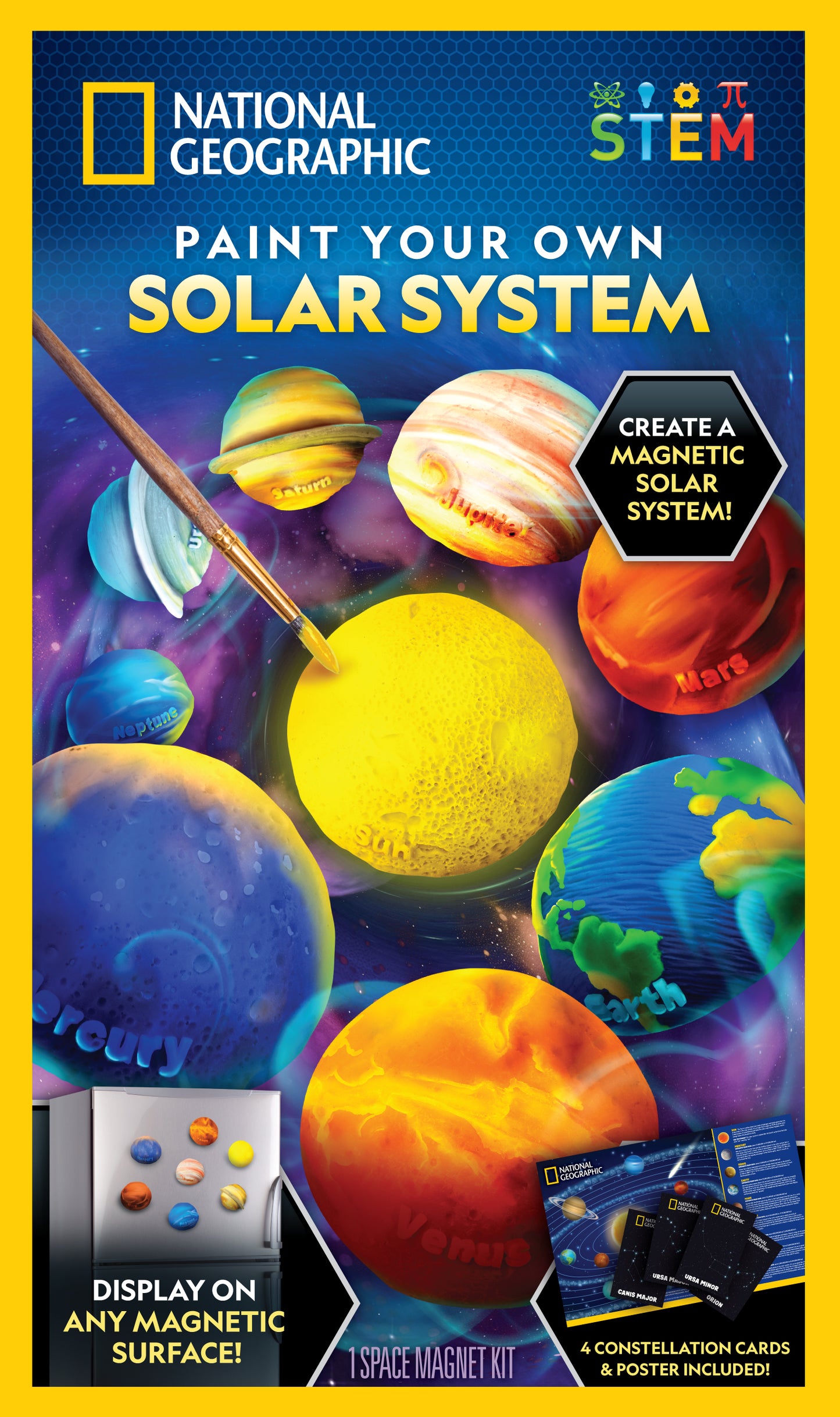 NG Paint Your Own Solar System Magnets