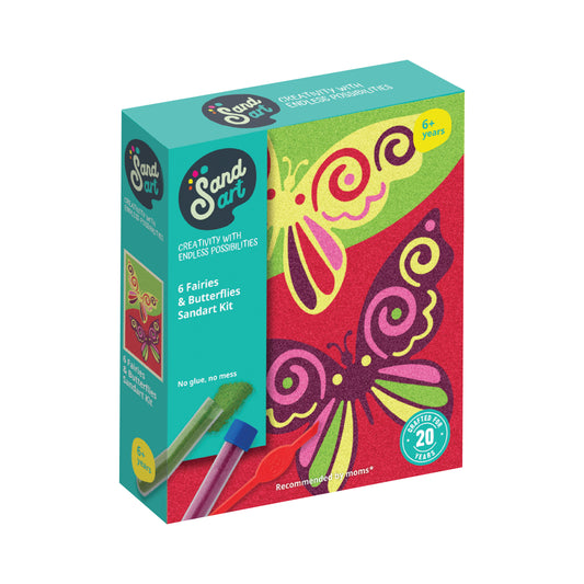 Sandart Fairies & Butterflies 6 pack