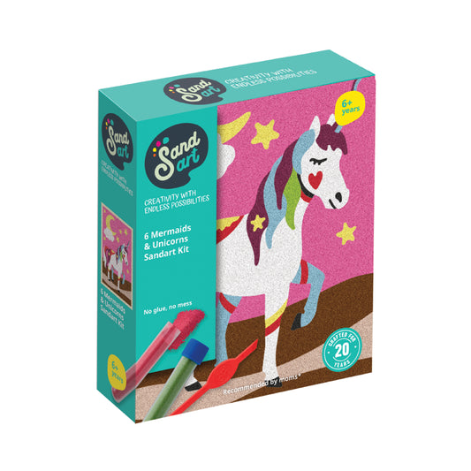 Sandart Mermaids & Unicorns 6 pack