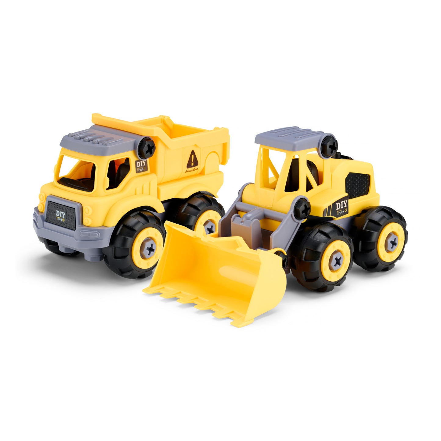 Builderz  Dumper Truck & Digger - 2-in-1