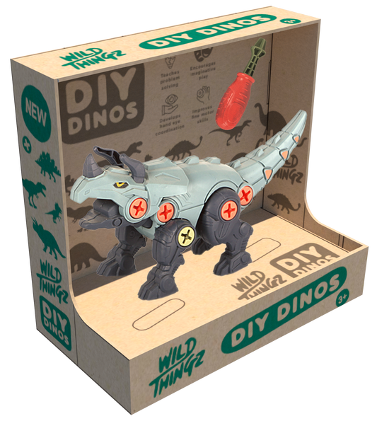 Wild Thingz DIY Dino - Triceratops