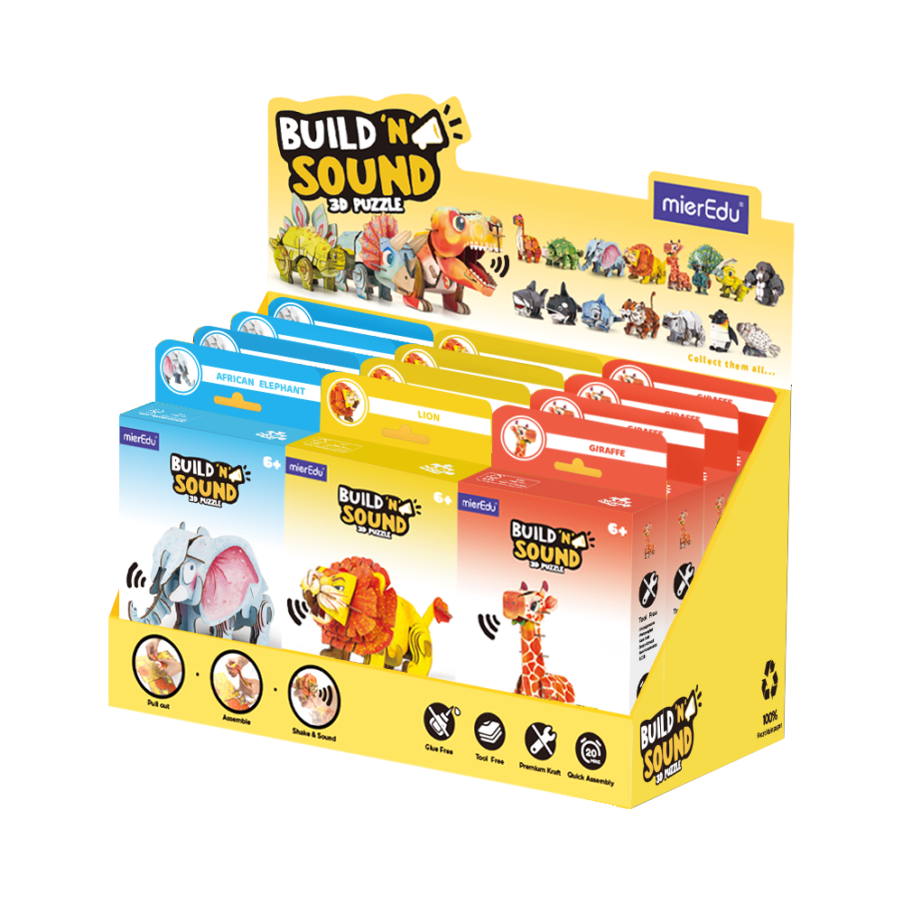 ME Build N Sound 3D Puzzle Assorted - Safari A
