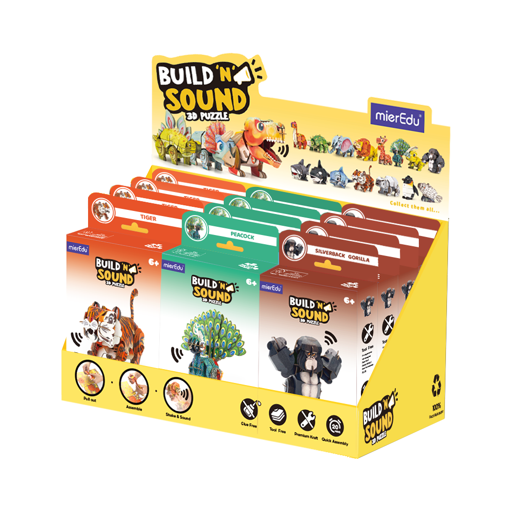 ME Build N Sound 3D Puzzle Assorted - Jungle A