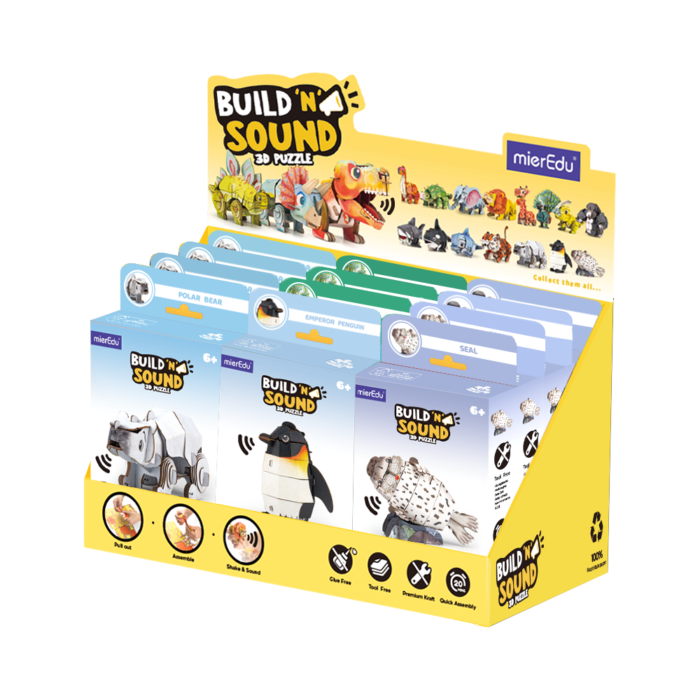 ME Build N Sound 3D Puzzle Assorted - Polar A