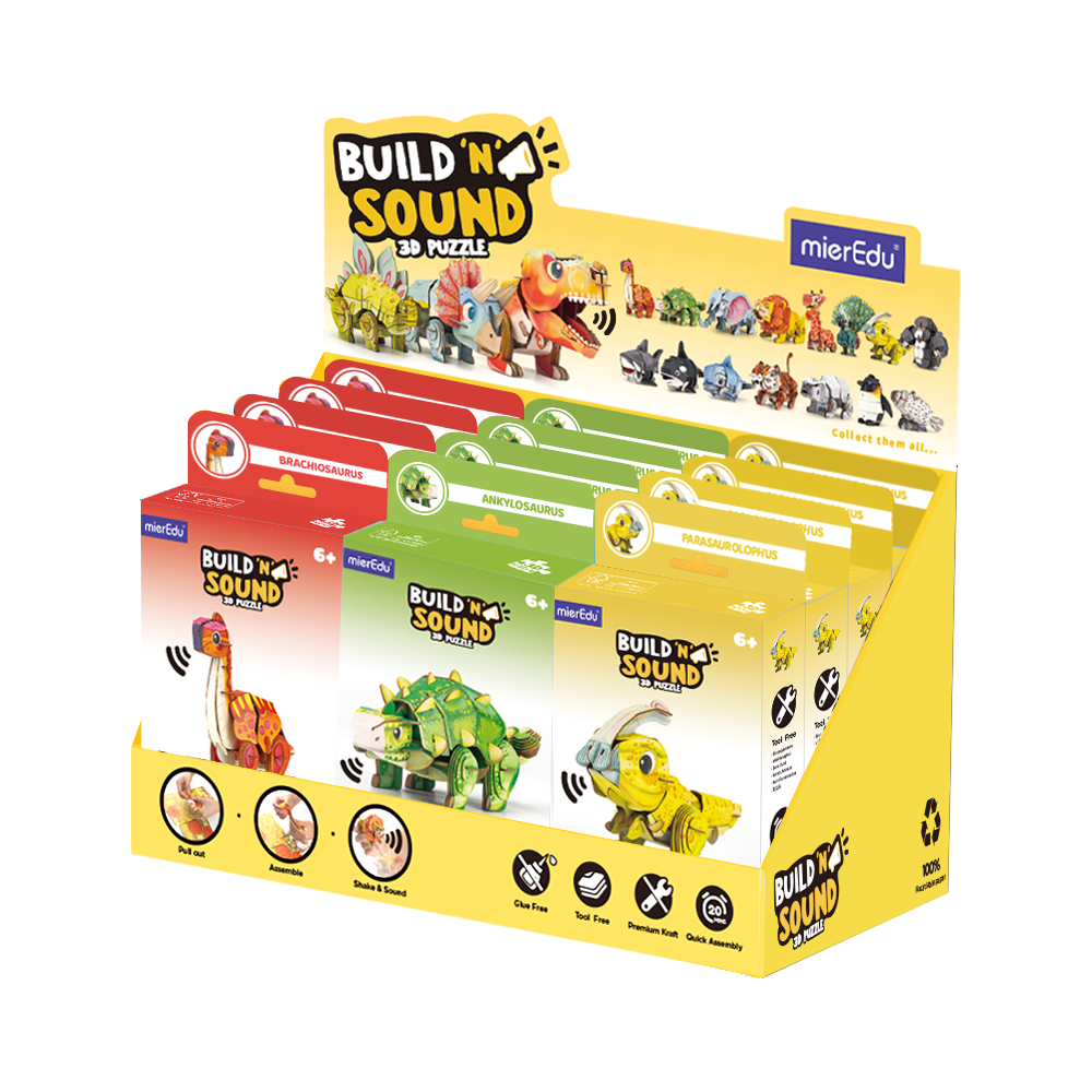 ME Build N Sound 3D Puzzle Assorted - DINO B