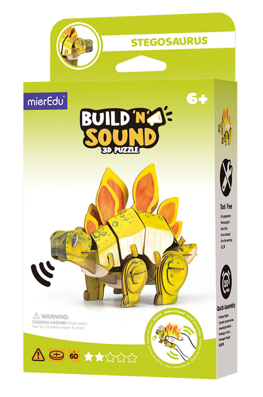 ME Build N Sound 3D Puzzle Stegosaurus