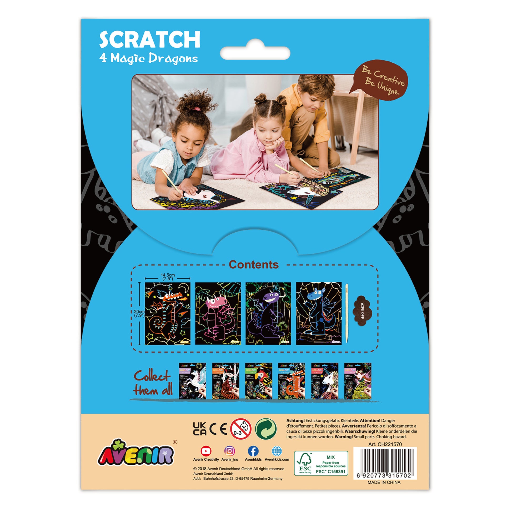 Scratch Magic Dragon – KidAntics