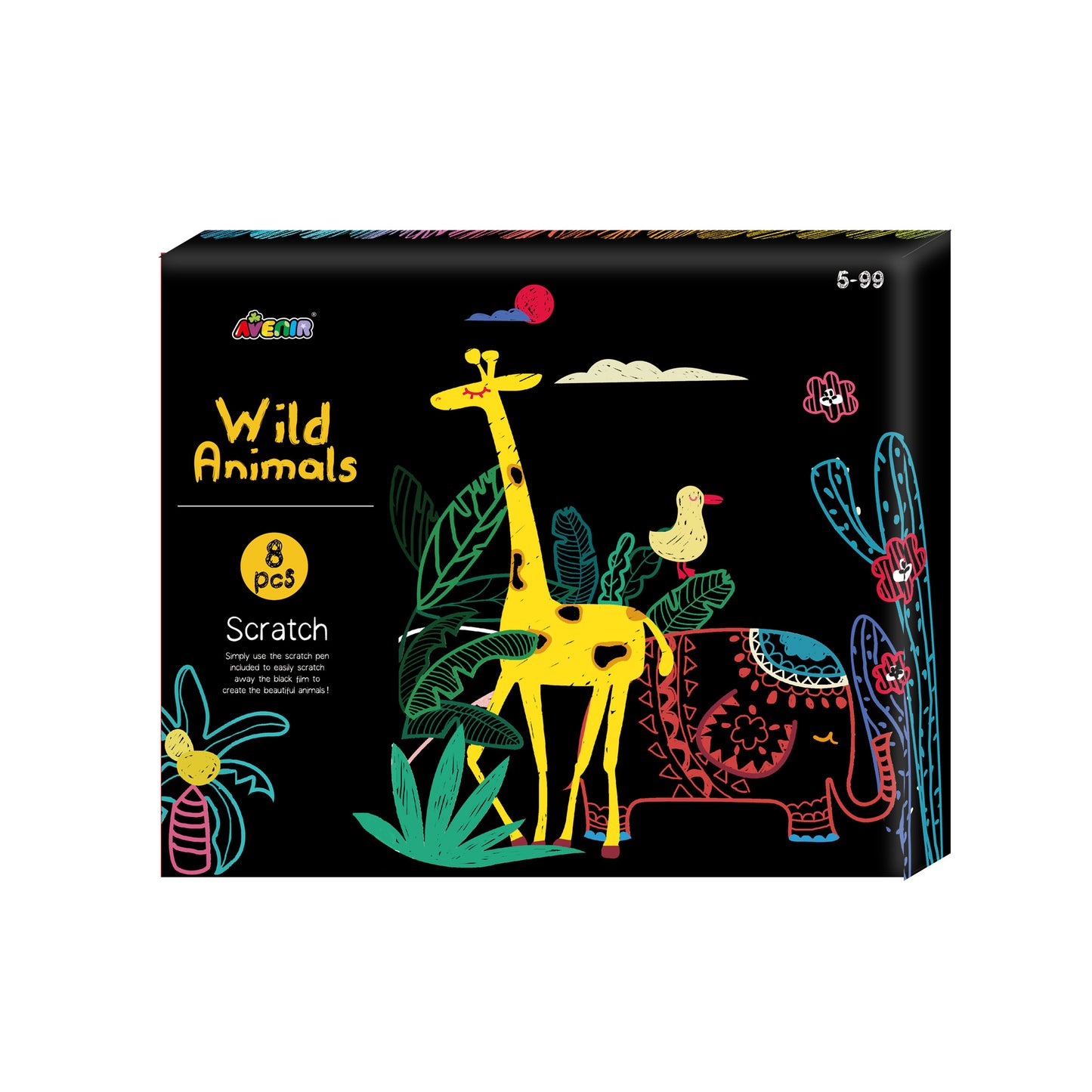 Scratch Box Wild Animals