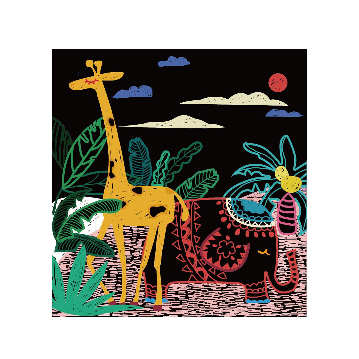 Scratch Box Wild Animals
