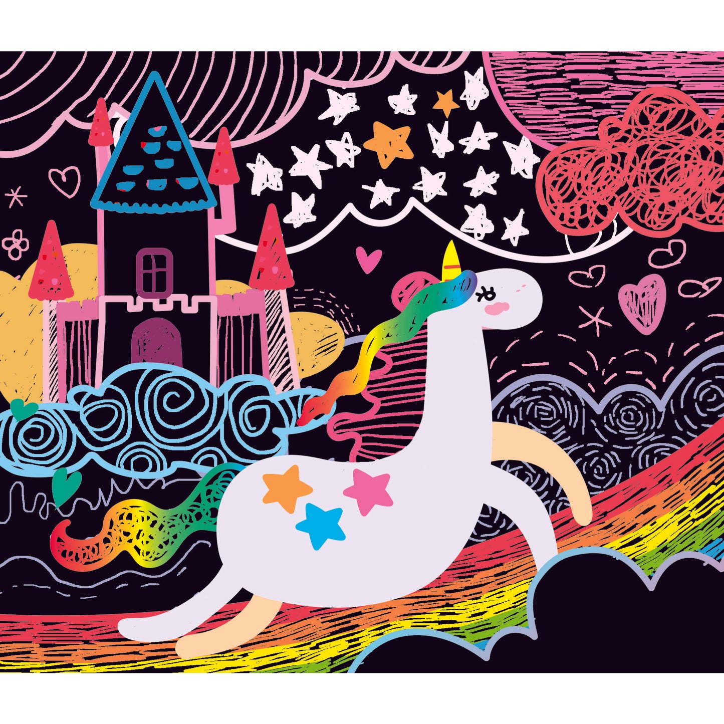 Scratch Book Magical World