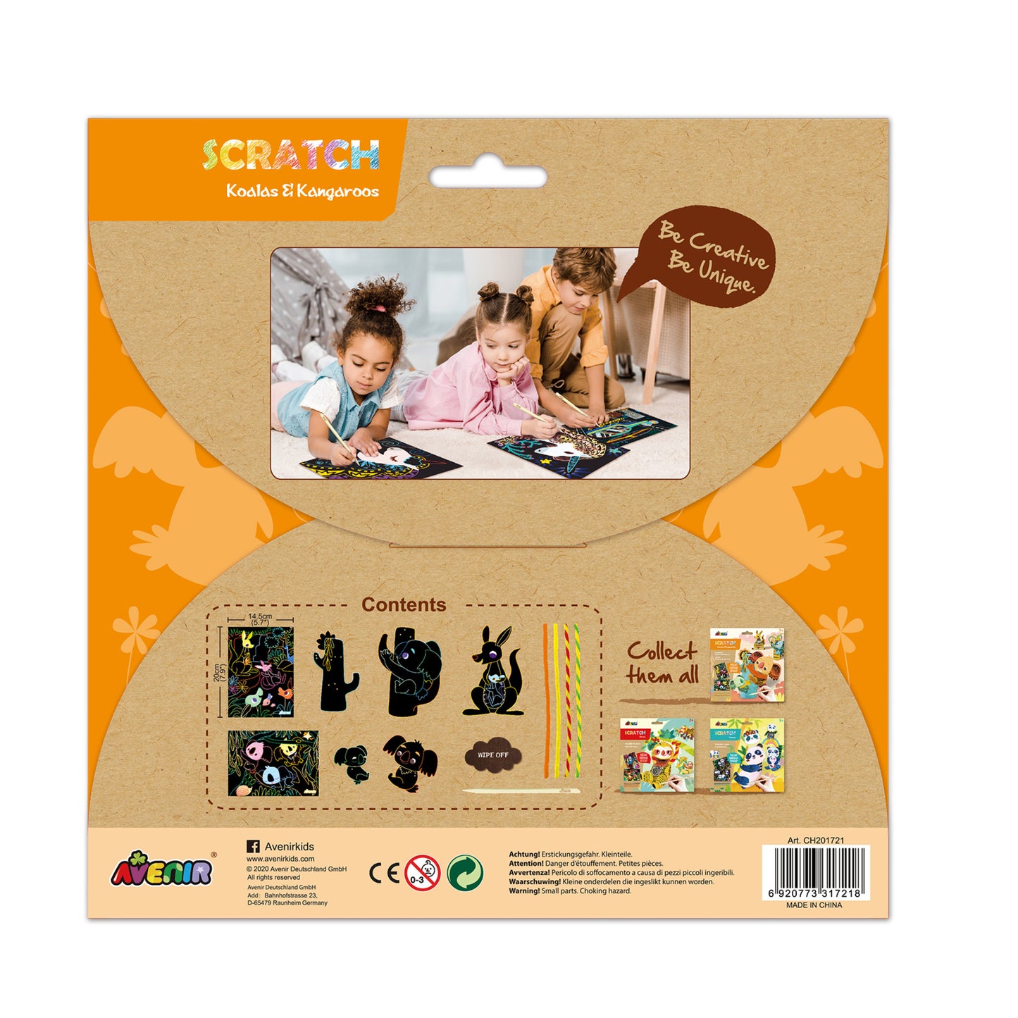 Scratch Koalas & Kangaroos with Fuzzy Sticks